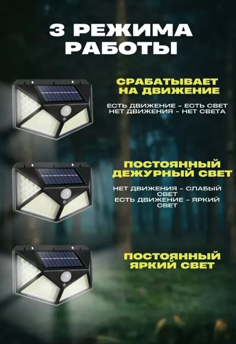 картинка Светильник уличный на солнечных батареях от магазина Одежда+