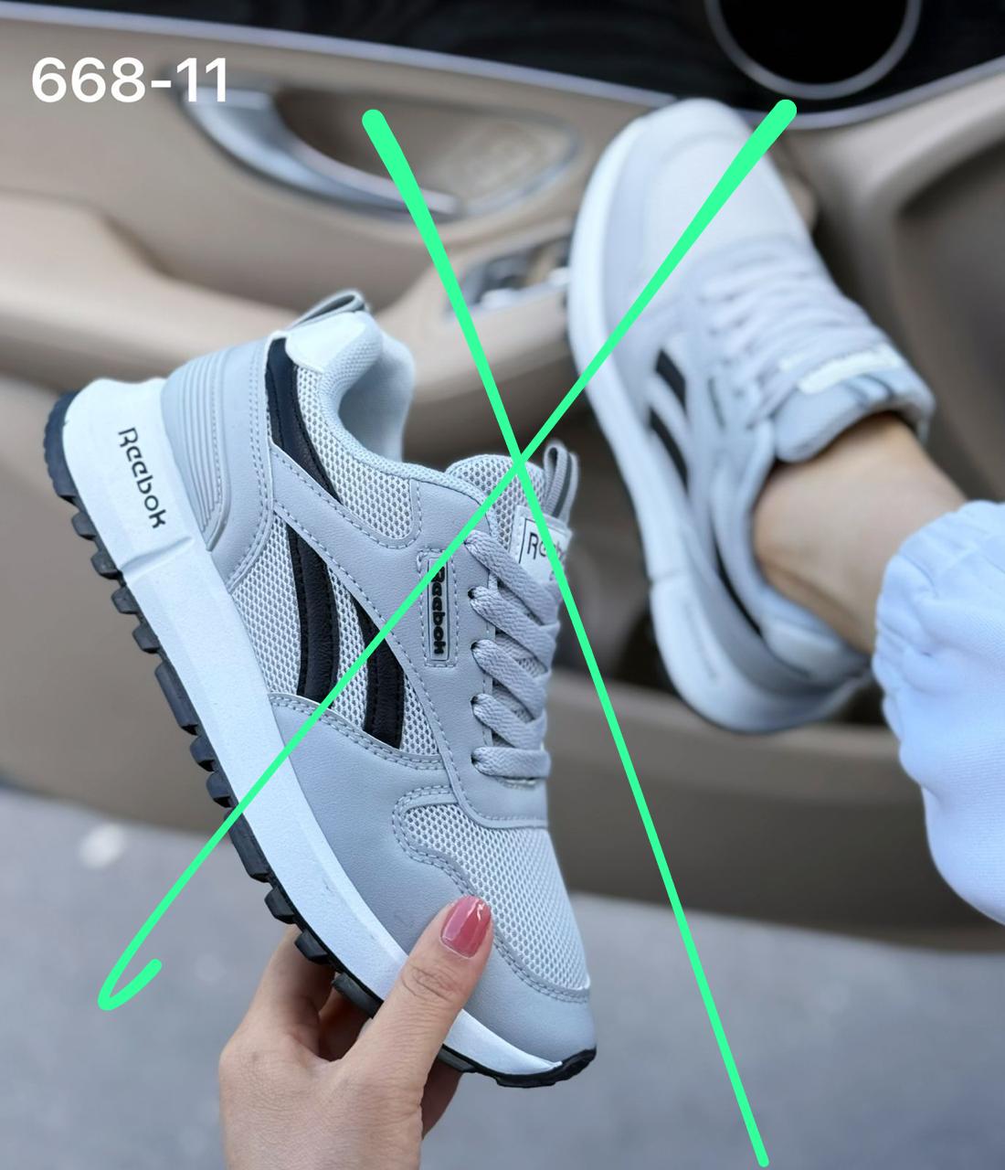 фото женские белые кроссовки reebok 318182 оптом