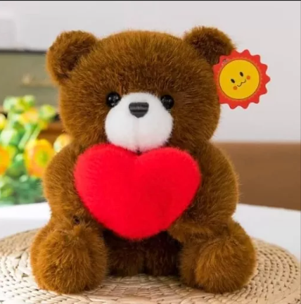картинка Мягкая игрушка "Мишка с сердечком" 20см от магазина Одежда+