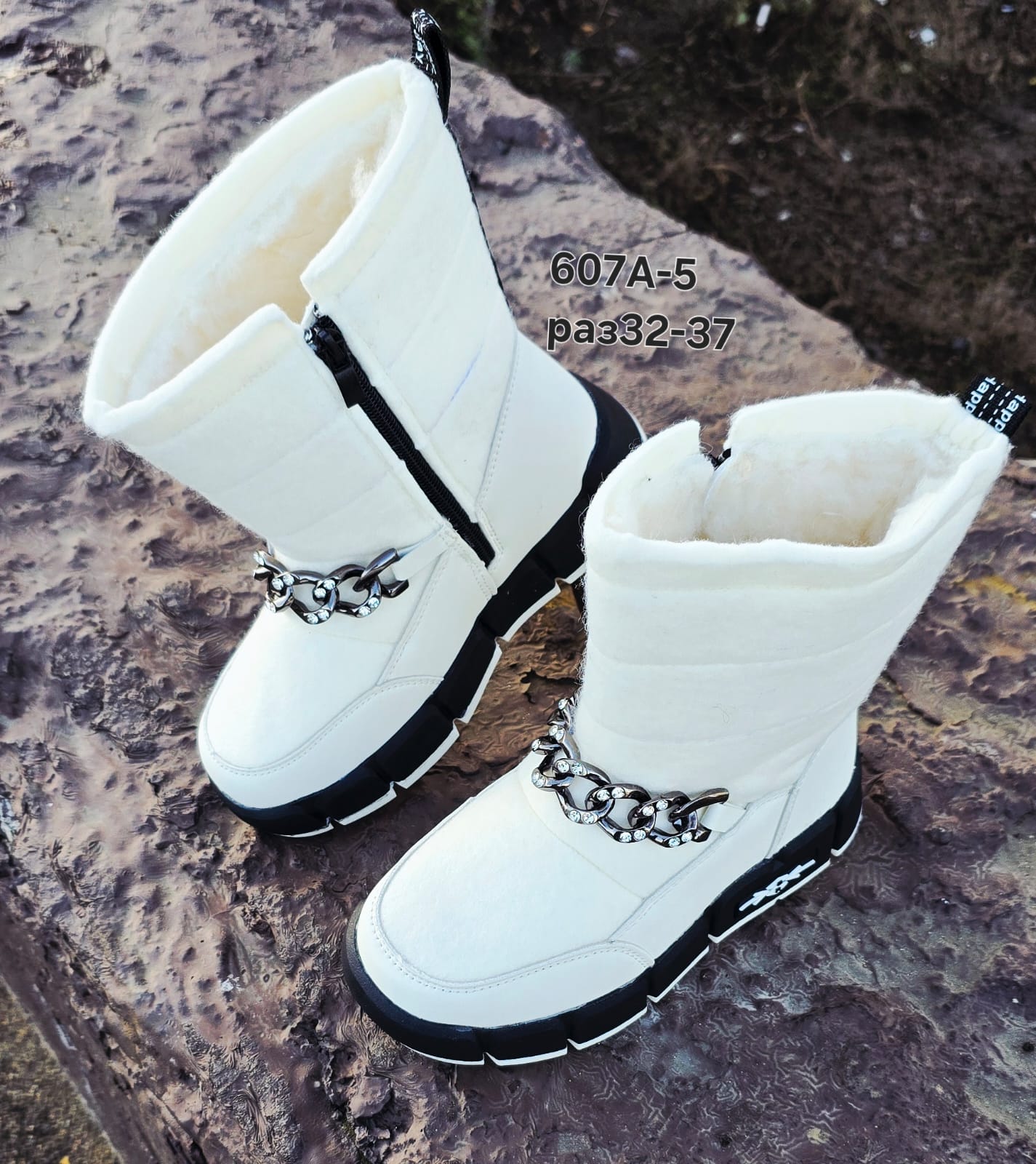 фото зимние ботинки для девочек оптом