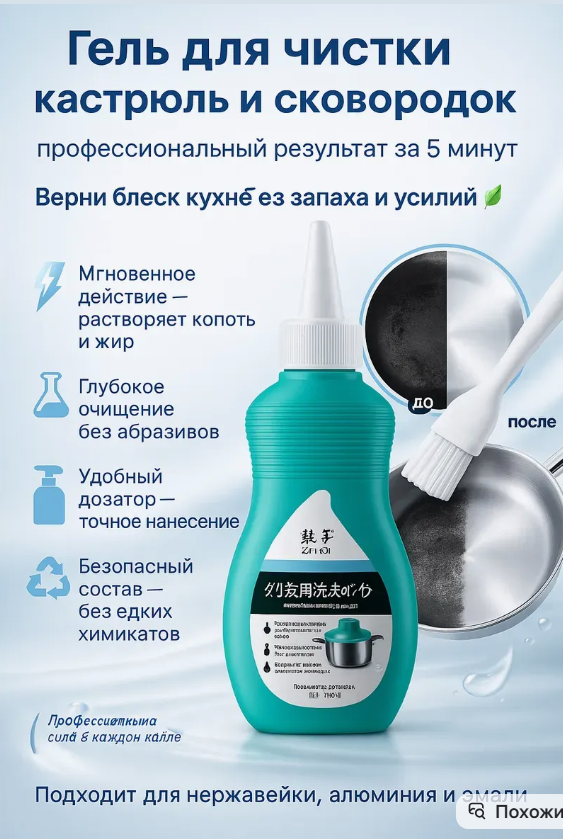 картинка Антинагар средство для удаления жира 150 мл от магазина Одежда+