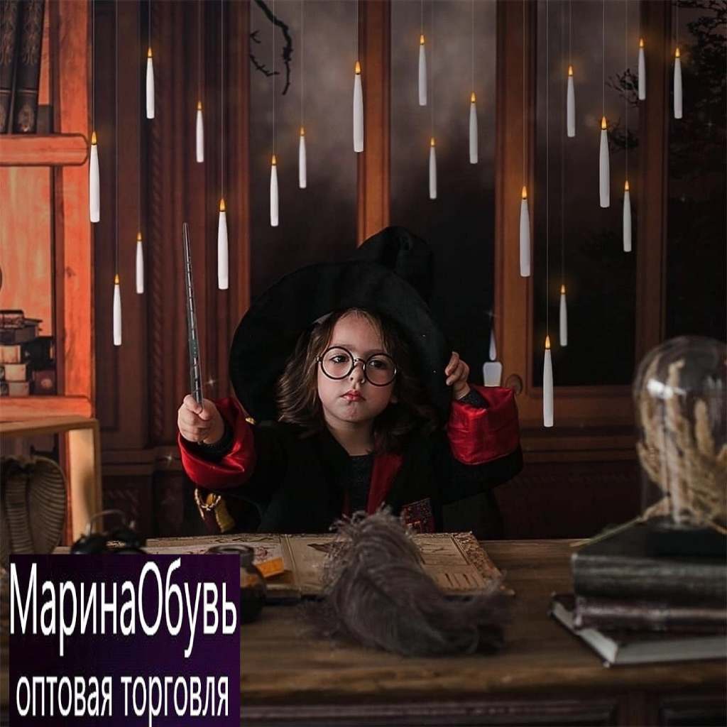 картинка Набор свечей "Гари потер" с палочкой из 12 штук размер 17см, без выбора от магазина Одежда+