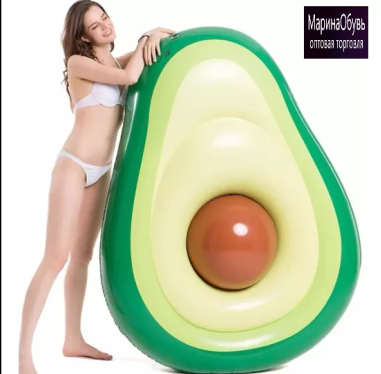 картинка Надувной матрас для плавания авокадо от магазина Одежда+