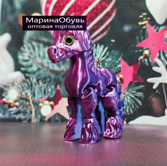 картинка Игрушка Лошадь символ 2026 года-8,5см×7,5см от магазина Одежда+