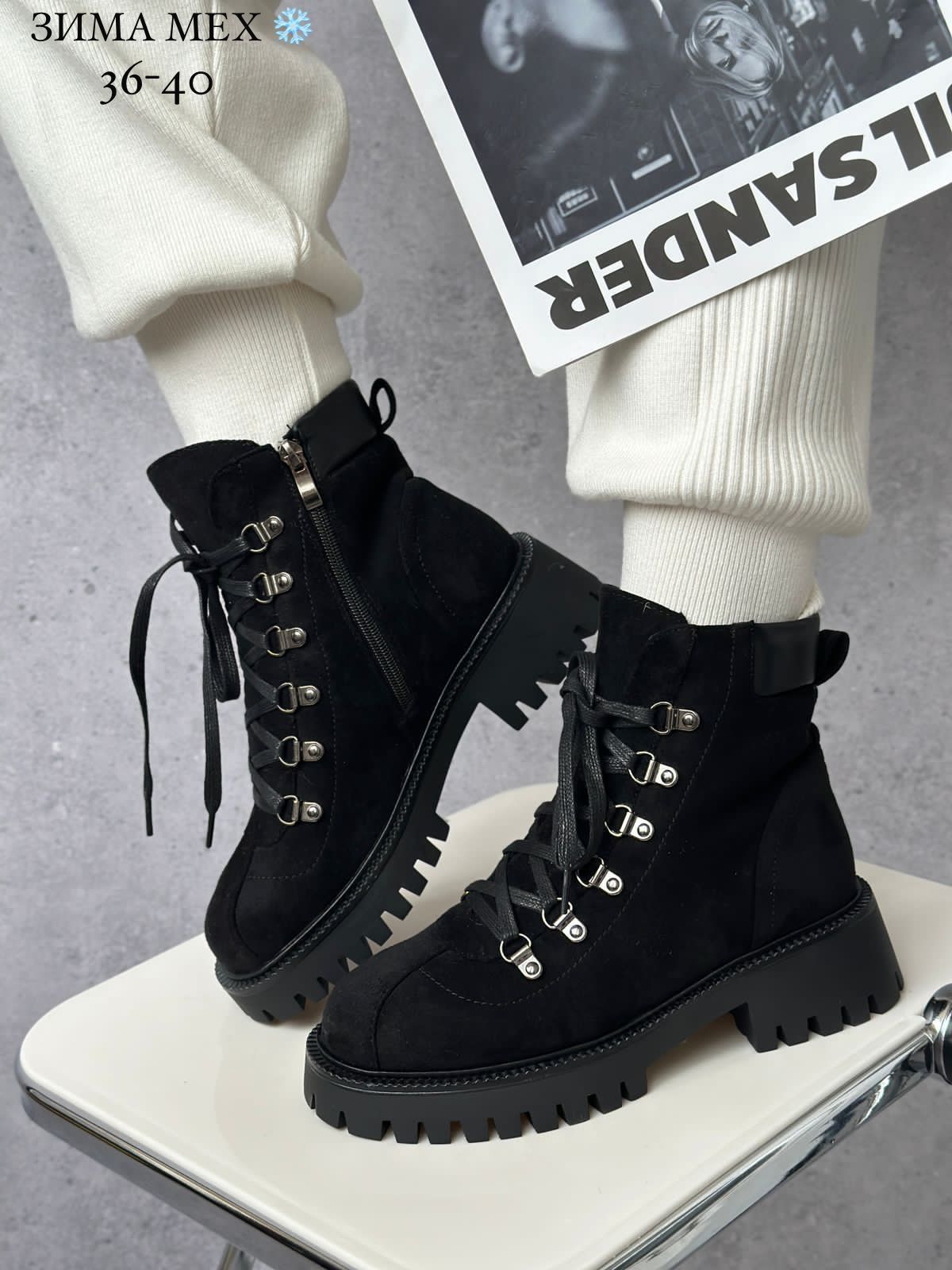 фото зимние женские ботинки оптом от производителя