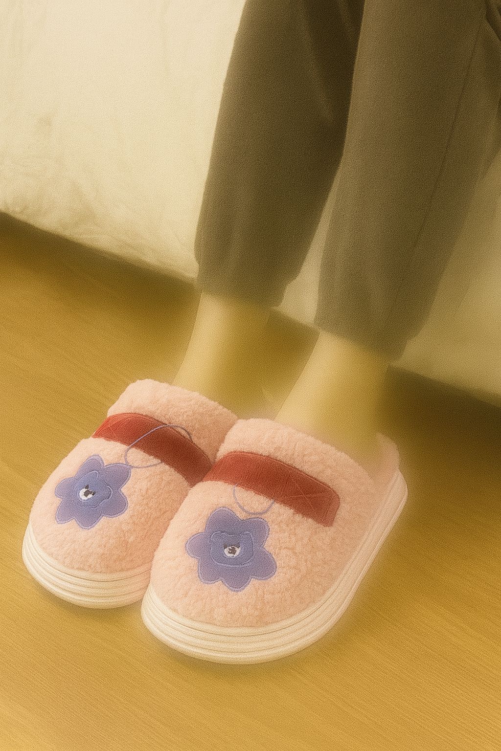 фото зимние женские домашние тапочки оптом