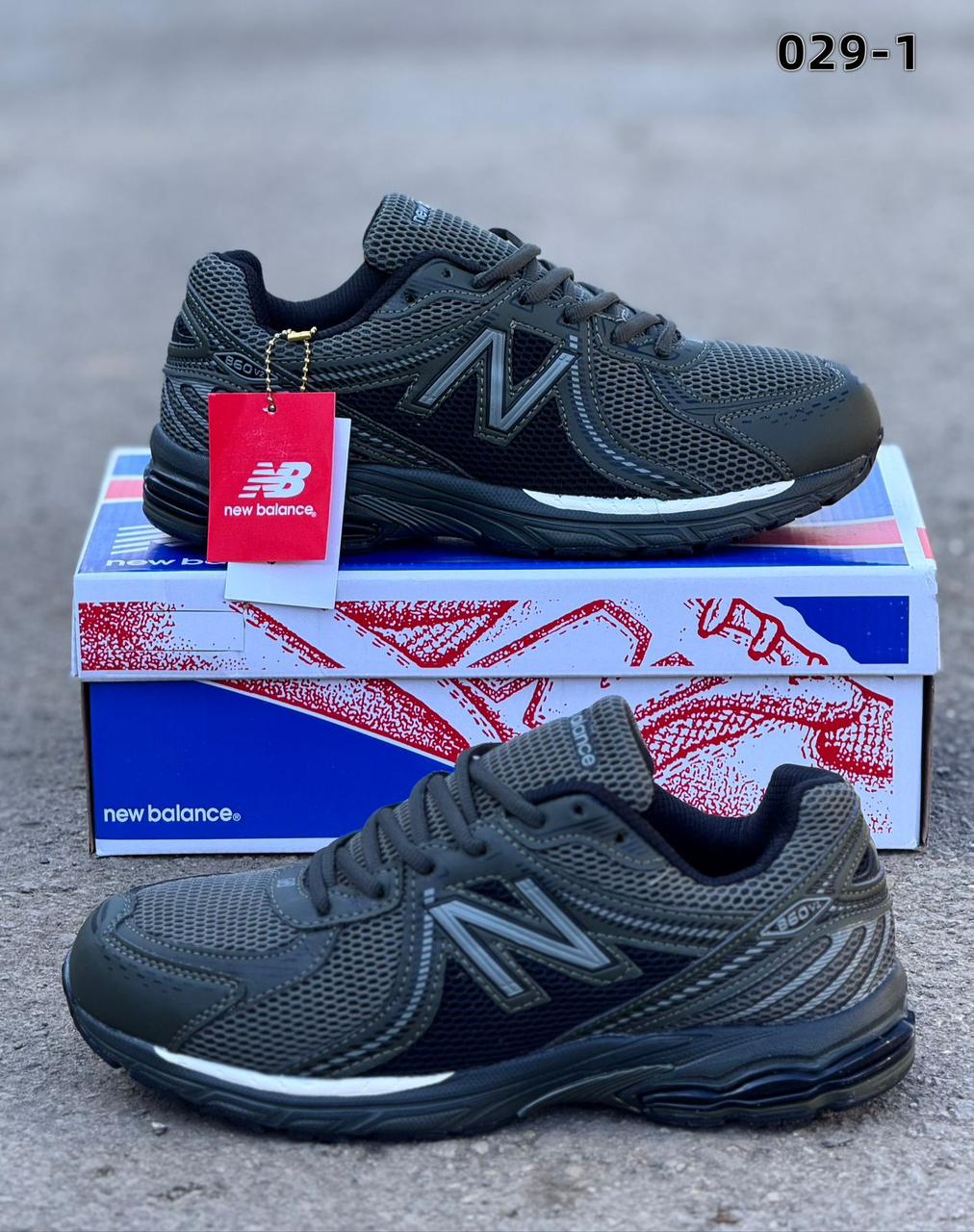 фото мужские черные кроссовки new balance 250715 оптом