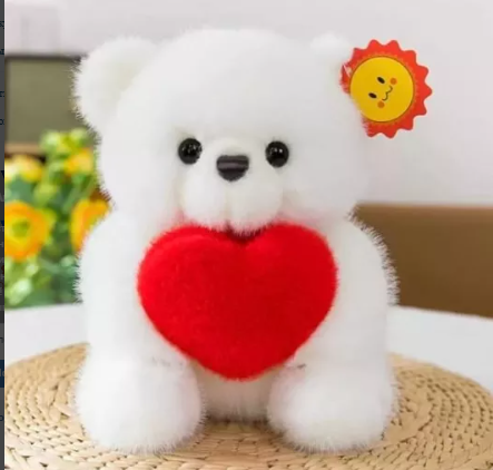 картинка Мягкая игрушка "Мишка с сердечком" 20см от магазина Одежда+