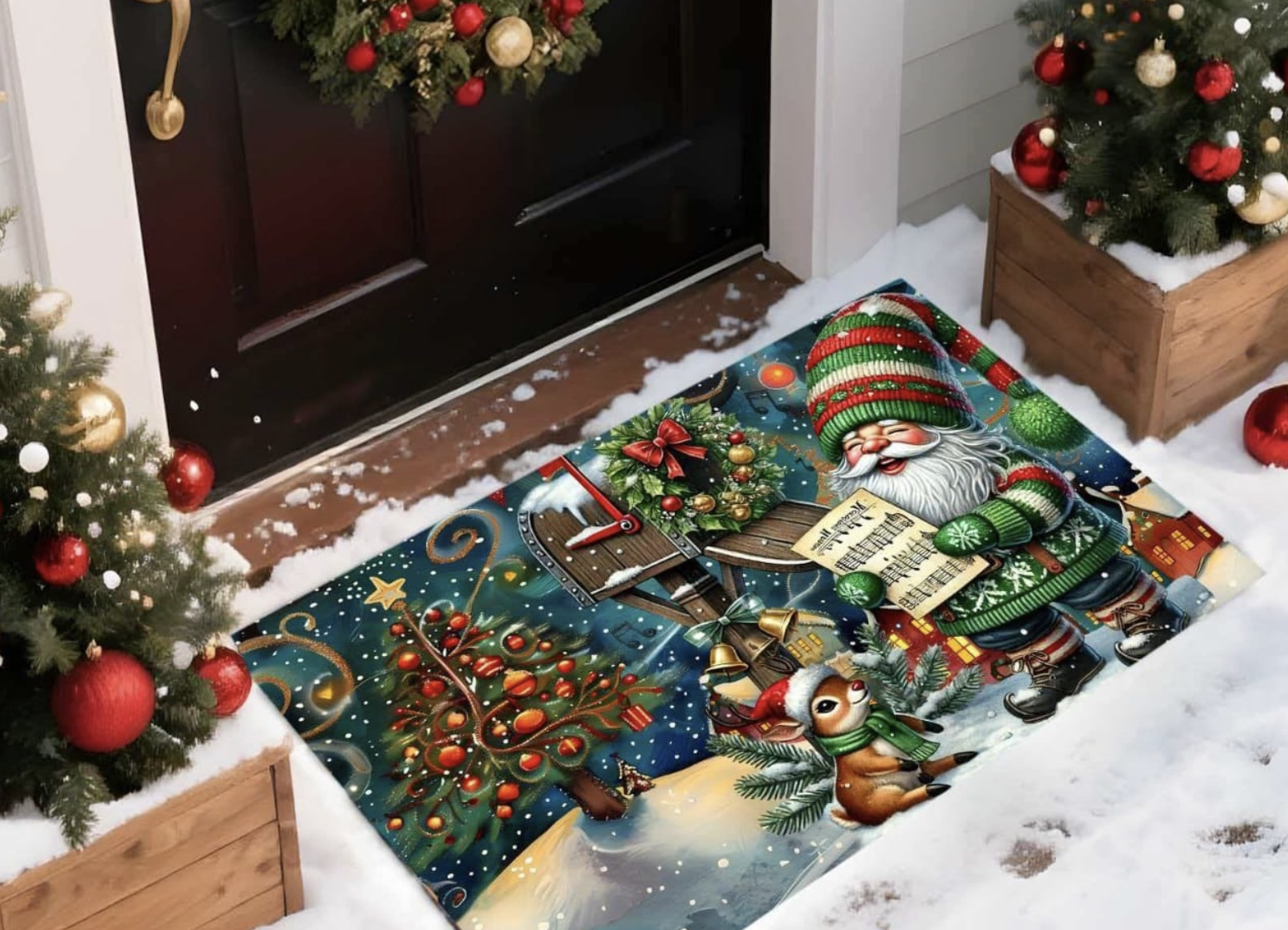 картинка Новогодний коврик 3D от магазина Одежда+