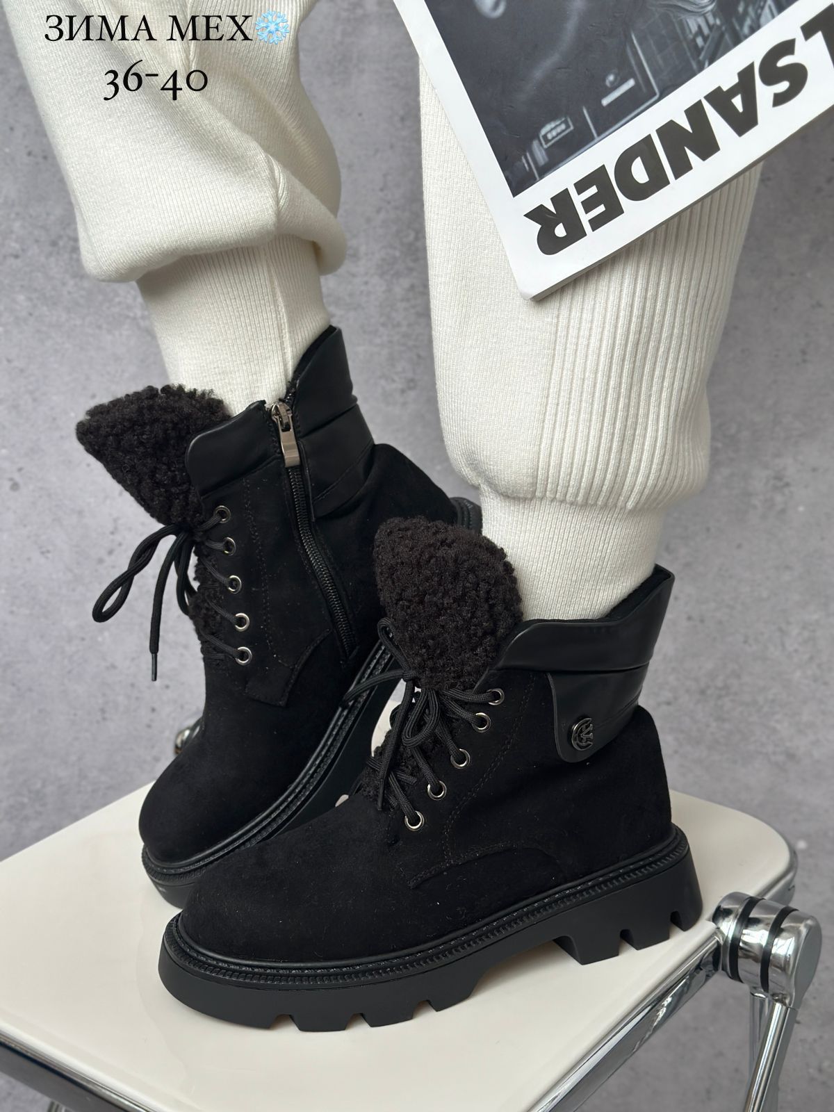 фото зимние женские ботинки оптом от производителя