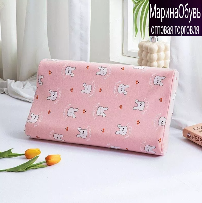 фото подушка детская ортопедическая 25*45 см оптом