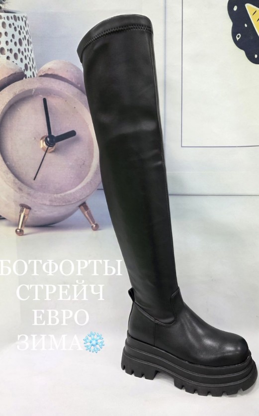 фото зимние женские сапоги ботфорты оптом