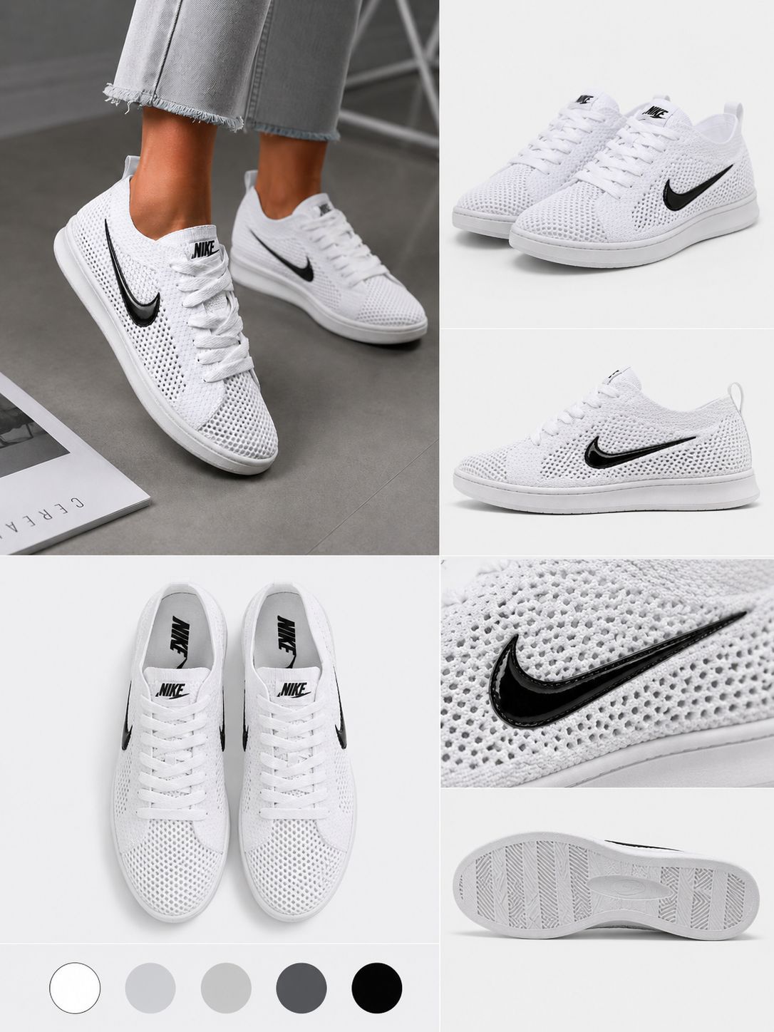 фото женские весенние кроссовки nike 722747 оптом