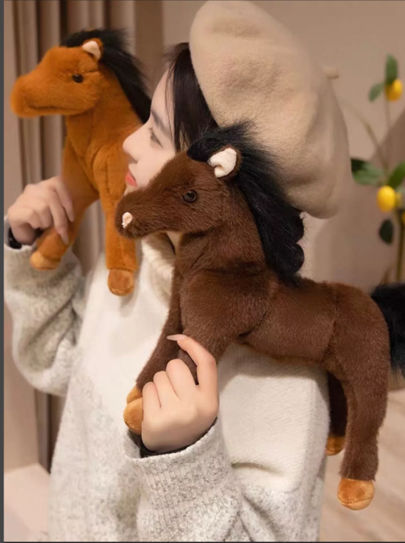 картинка Мягкая игрушка "Лошадь" символ года 30 см от магазина Одежда+