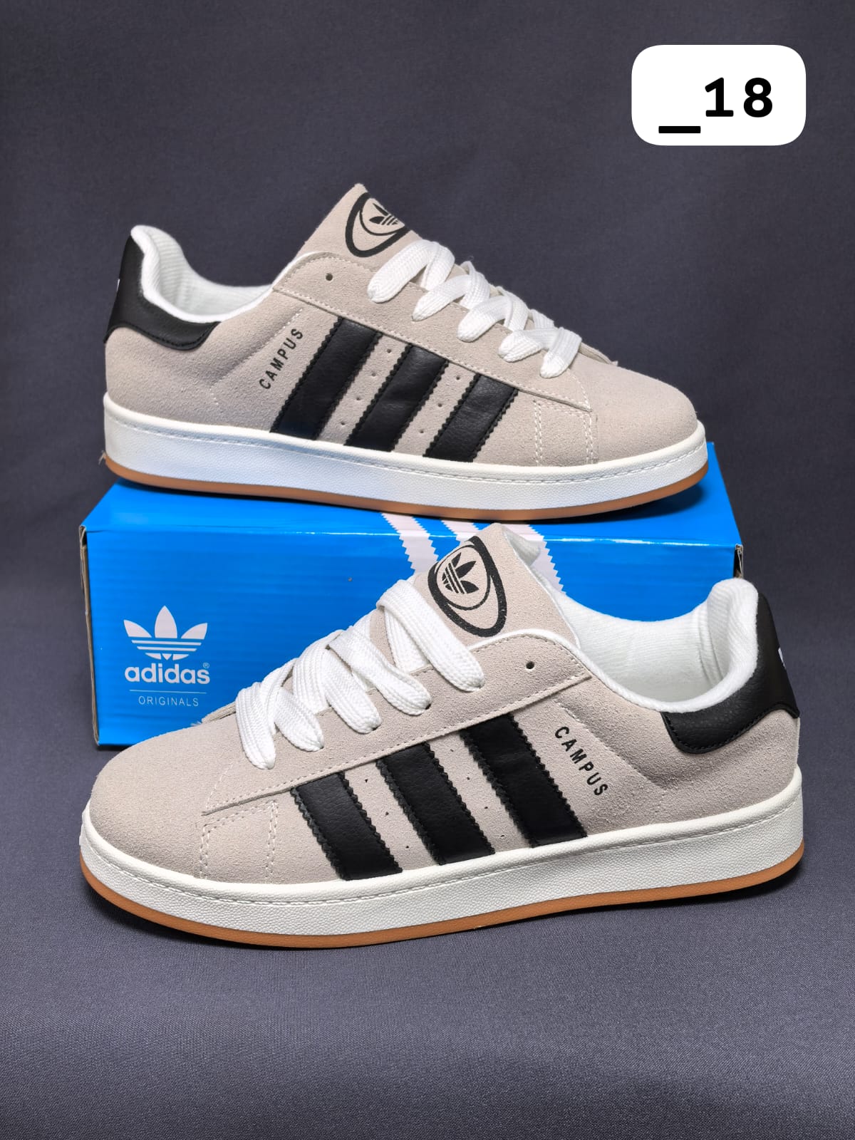 фото Мужские весенние кроссовки Adidas Campus 569196 оптом с доставкой