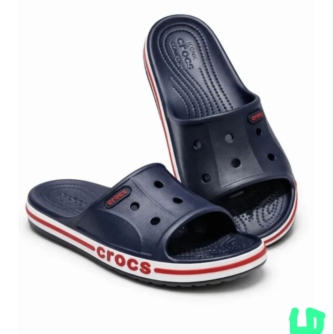 фото мужские летние шлепки crocs 118881 оптом