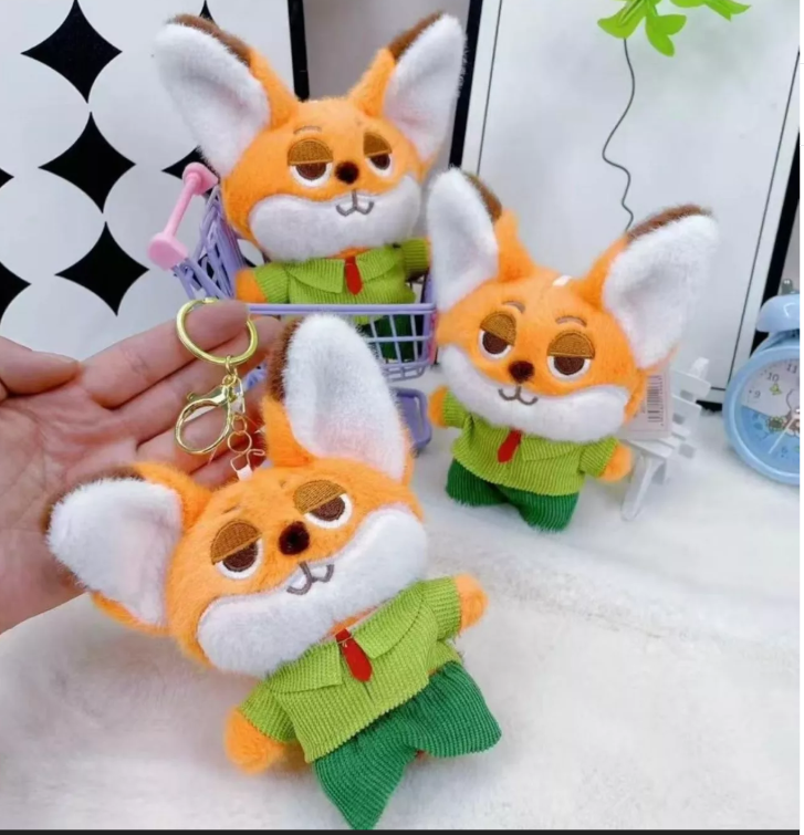 картинка Мягкая игрушка брелок "Лиса" 12 см от магазина Одежда+