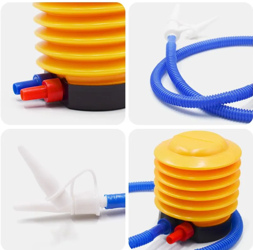 картинка Насос ножной Лягушка с двумя насадками от магазина Одежда+