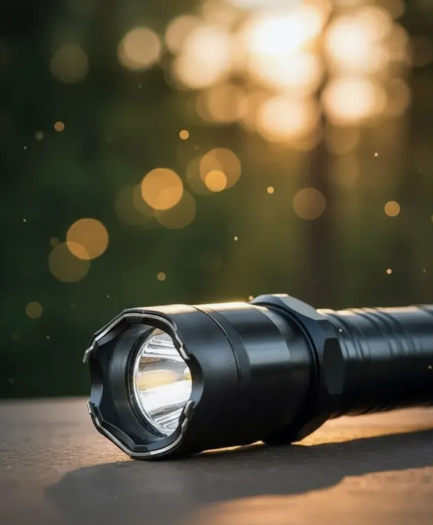 картинка Фонарик аккумуляторный ручной с веревкой от магазина Одежда+