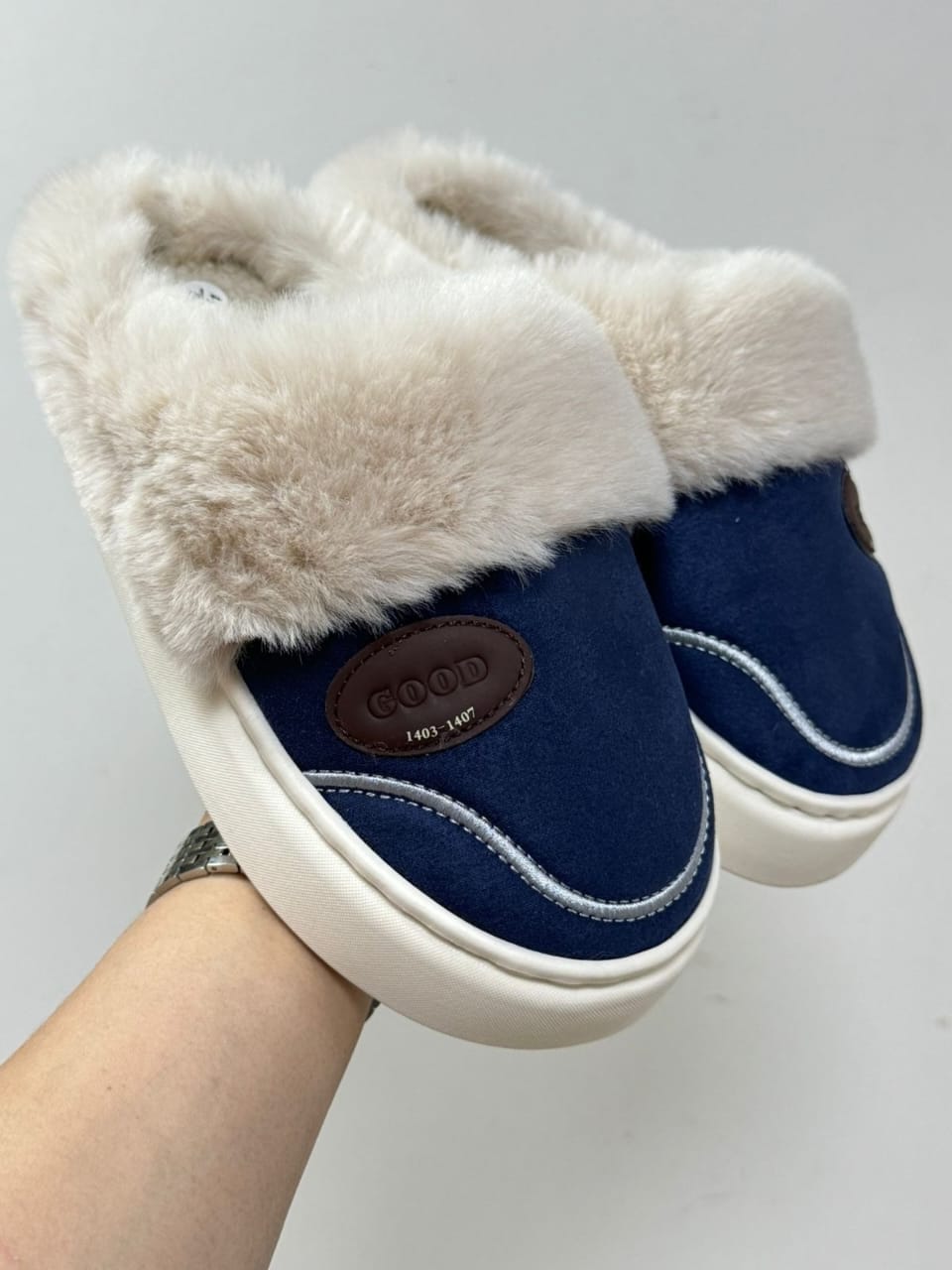 фото зимние мужские домашние тапочки оптом