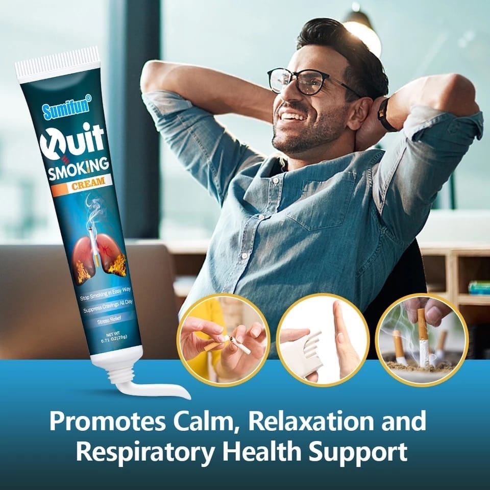 картинка Натуральный китайский крем против курения и снятия стресса Sumifun от магазина Одежда+