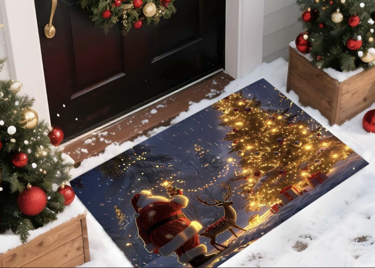 картинка Новогодний коврик 3D от магазина Одежда+