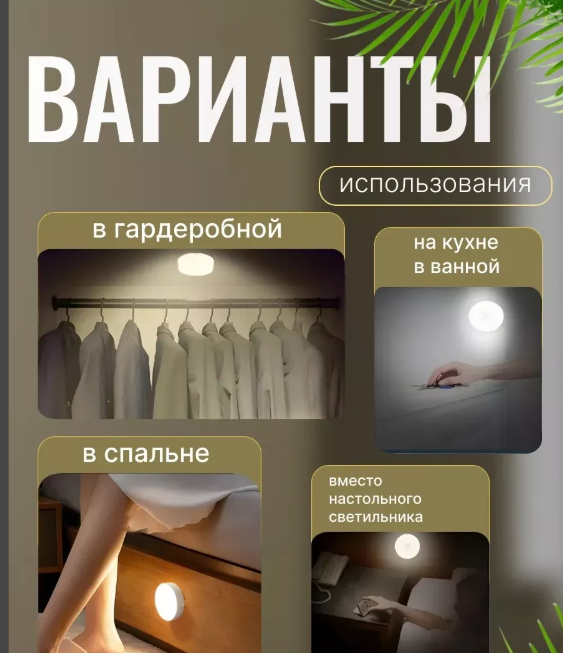 картинка Ночник проектор с датчиком движения от магазина Одежда+