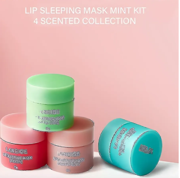 картинка Мини набор 4 в 1 ночных масок для губ 8 г от магазина Одежда+