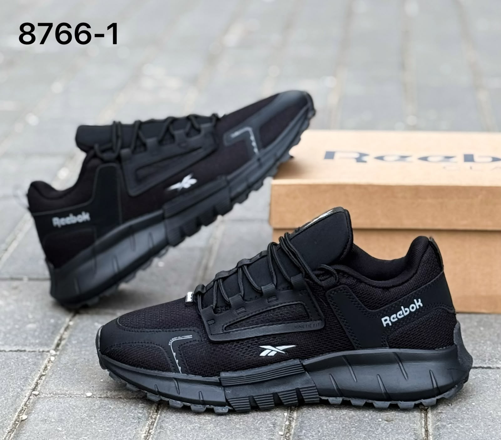 фото мужские черные кроссовки reebok 817471 оптом
