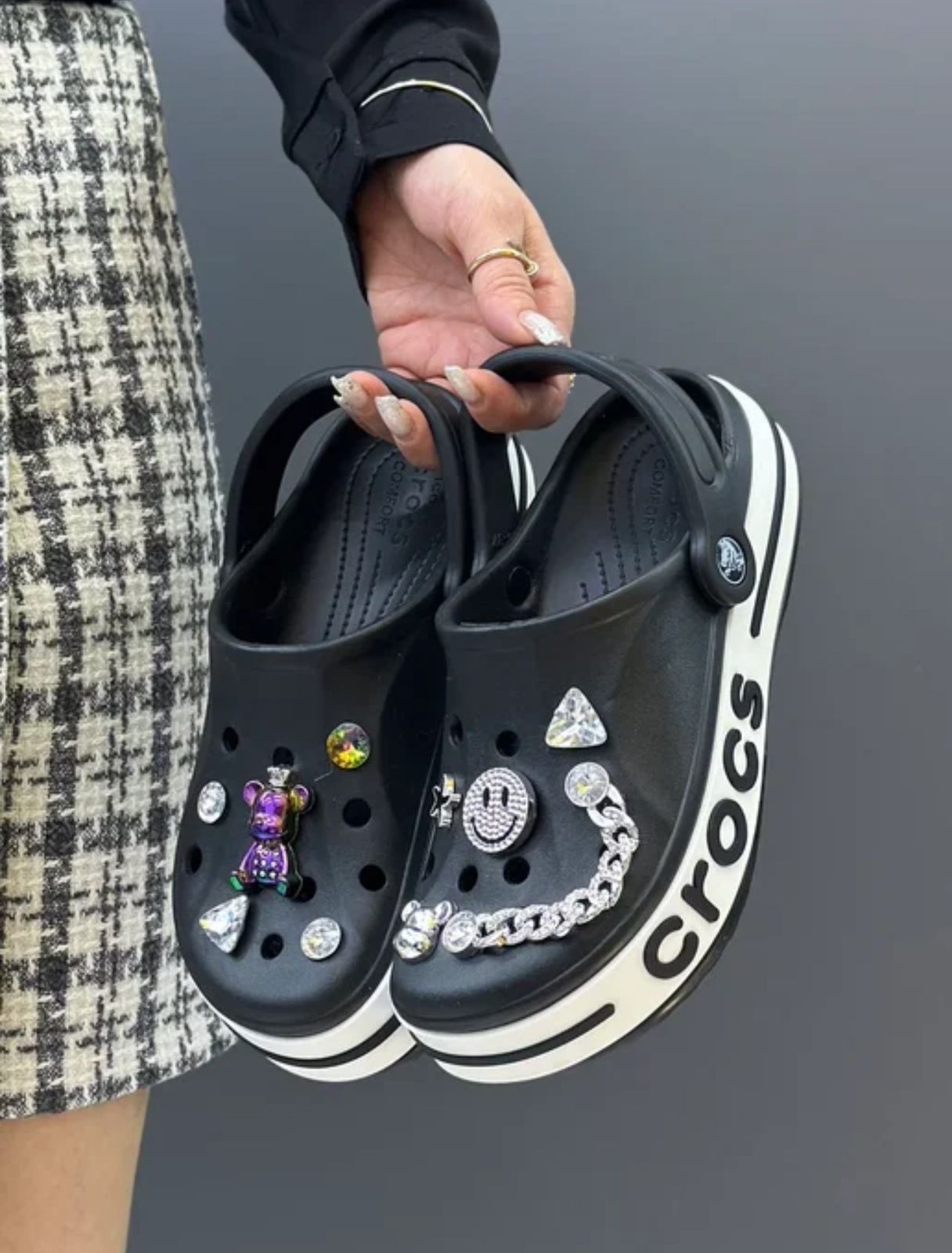 фото женские летние шлепки crocs 115725 оптом