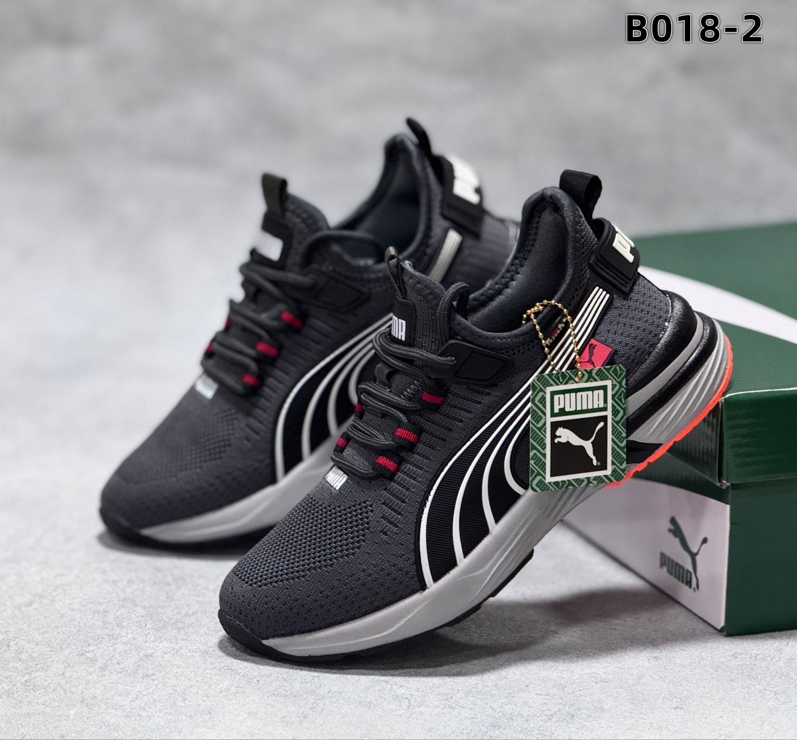фото Женские черные кроссовки Puma 468306 оптом на лето для мужчин