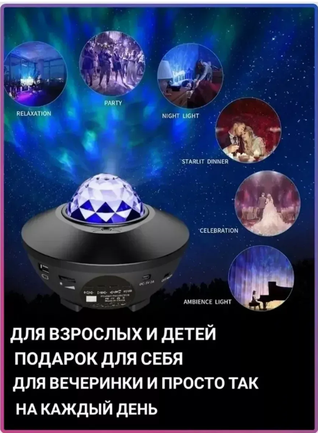 картинка Ночник- проектор Звездное небо от магазина Одежда+