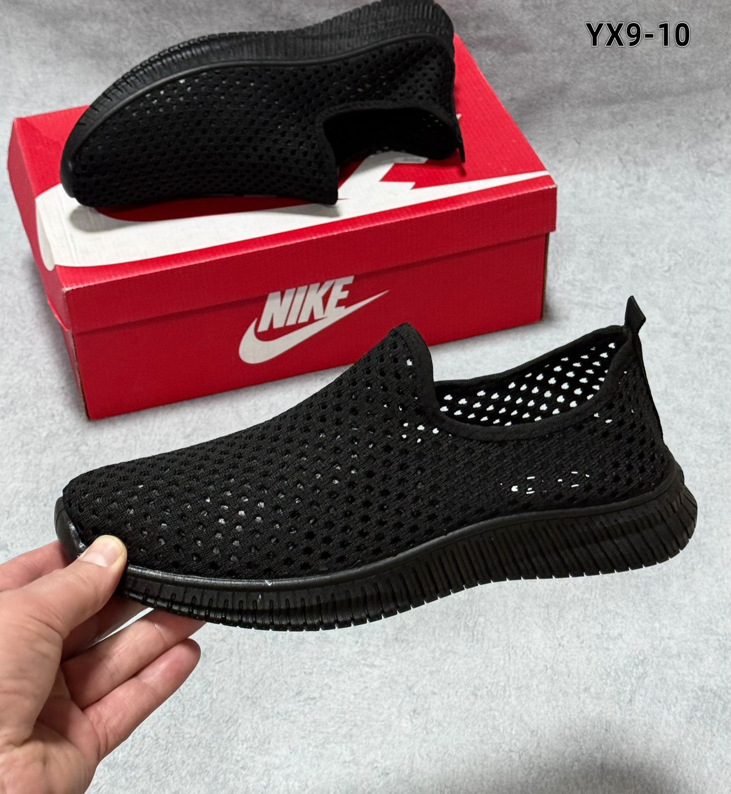фото мужские черные кроссовки nike 568016 оптом от производителя