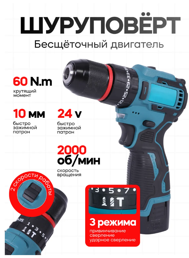 картинка Шуруповерт и болгарка электрическая набор 2 в 1 от магазина Одежда+
