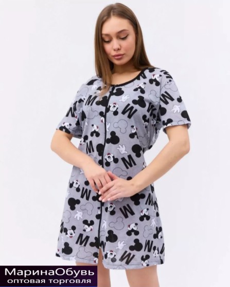 картинка Халат на молнии от магазина Одежда+