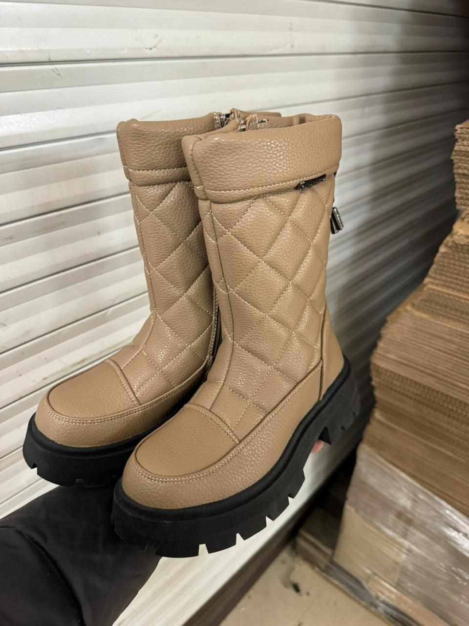 фото зимние сапоги для девочек оптом