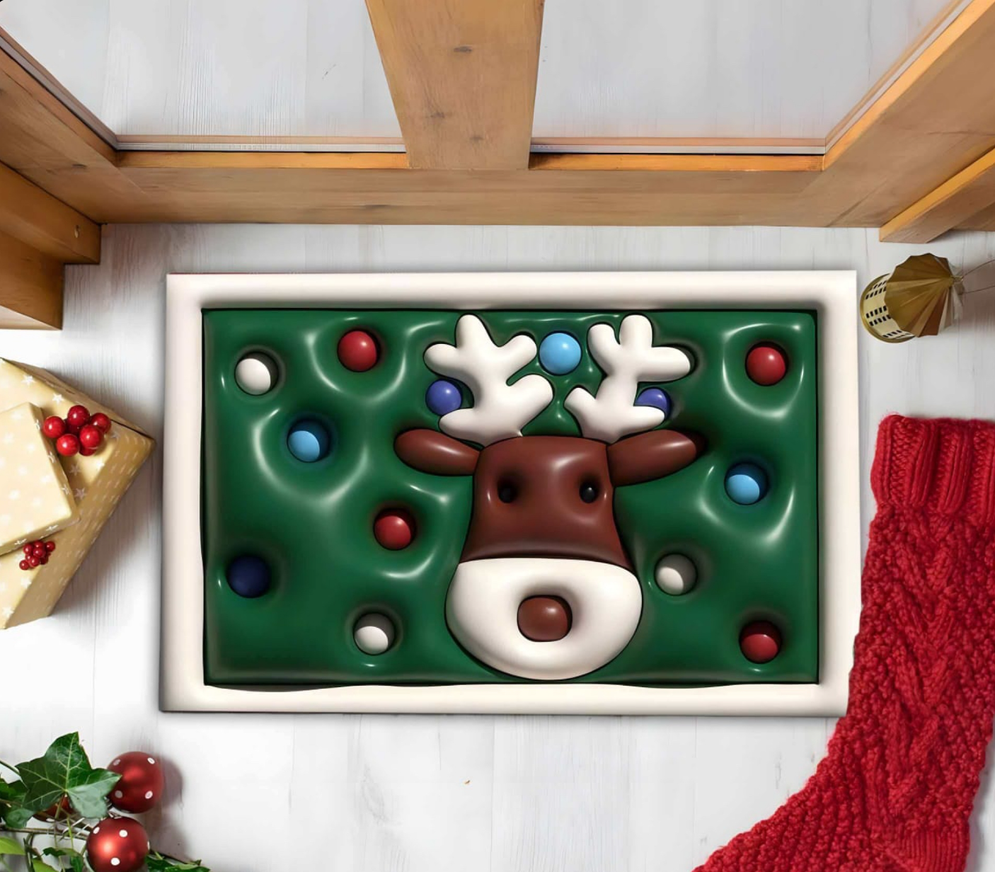 картинка Новогодний коврик 40-60см от магазина Одежда+