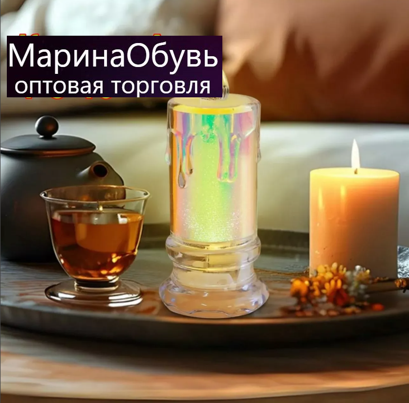 картинка Ночник свеча хамелеон 14 см от магазина Одежда+