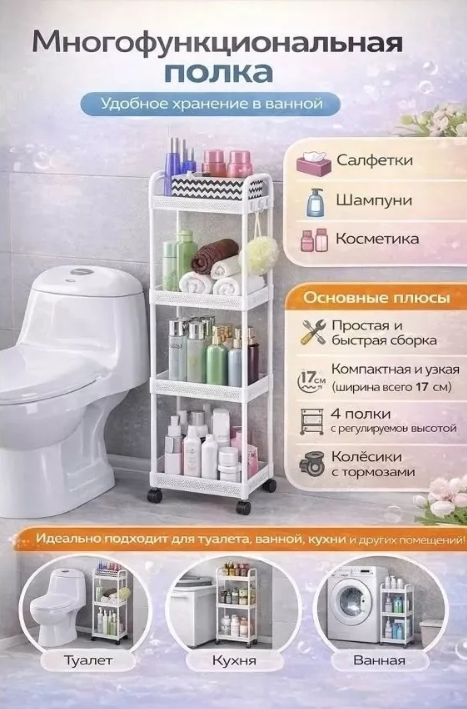 картинка Полка для ванной комнаты от магазина Одежда+