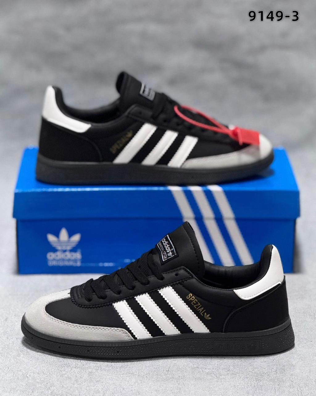 фото мужские черные кроссовки adidas spezial 167978 оптом