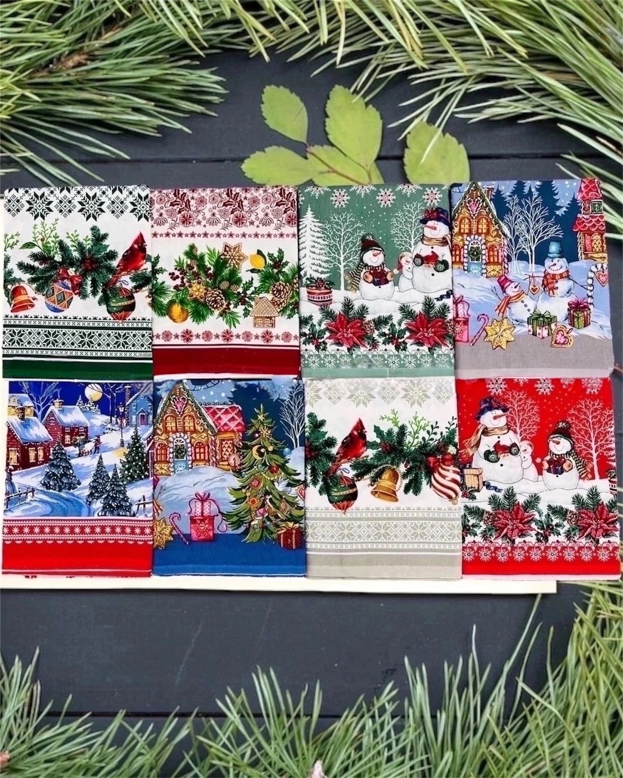 фото новогодняя скатерть размер 110/150 см без выбора оптом