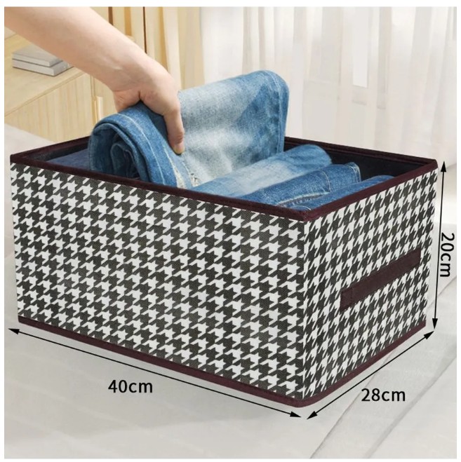картинка Корзина для хранения Коробка для хранения одежды 40*28*20cm от магазина Одежда+