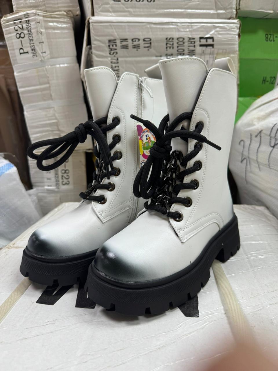 фото зимние ботинки для девочек оптом