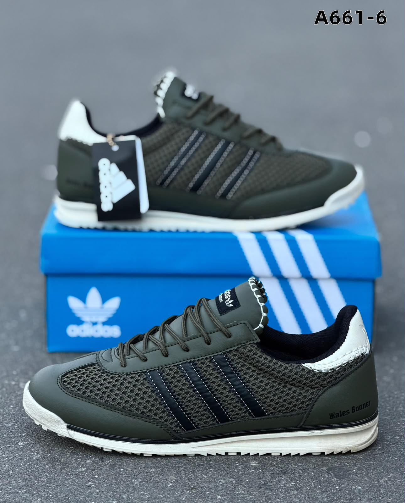 фото Мужские весенние кроссовки Adidas Wales Bonner 340358 оптом с доставкой