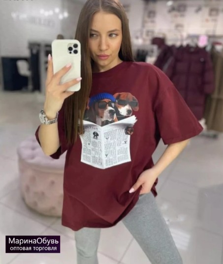 картинка Футболка оверсайз от магазина Одежда+