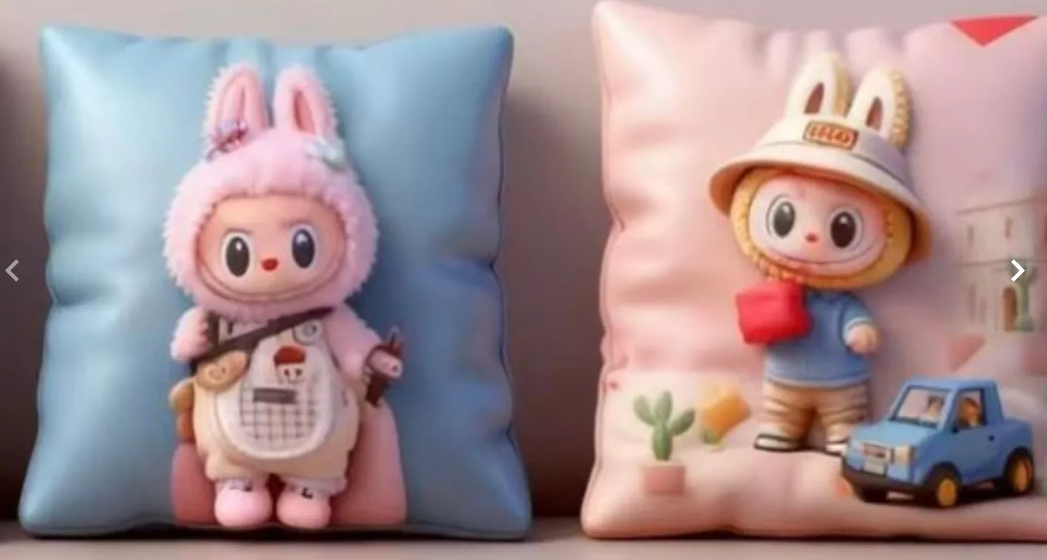 картинка Декоративная  подушка "Лабубу" 40*40 см от магазина Одежда+