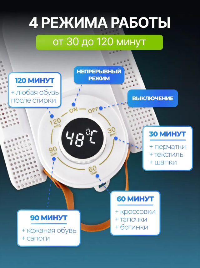 картинка Сушилка для обуви с ультрафиолетом от магазина Одежда+