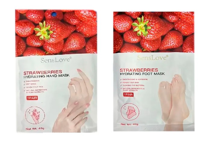 картинка Маска для рук и ног с клубникой от магазина Одежда+