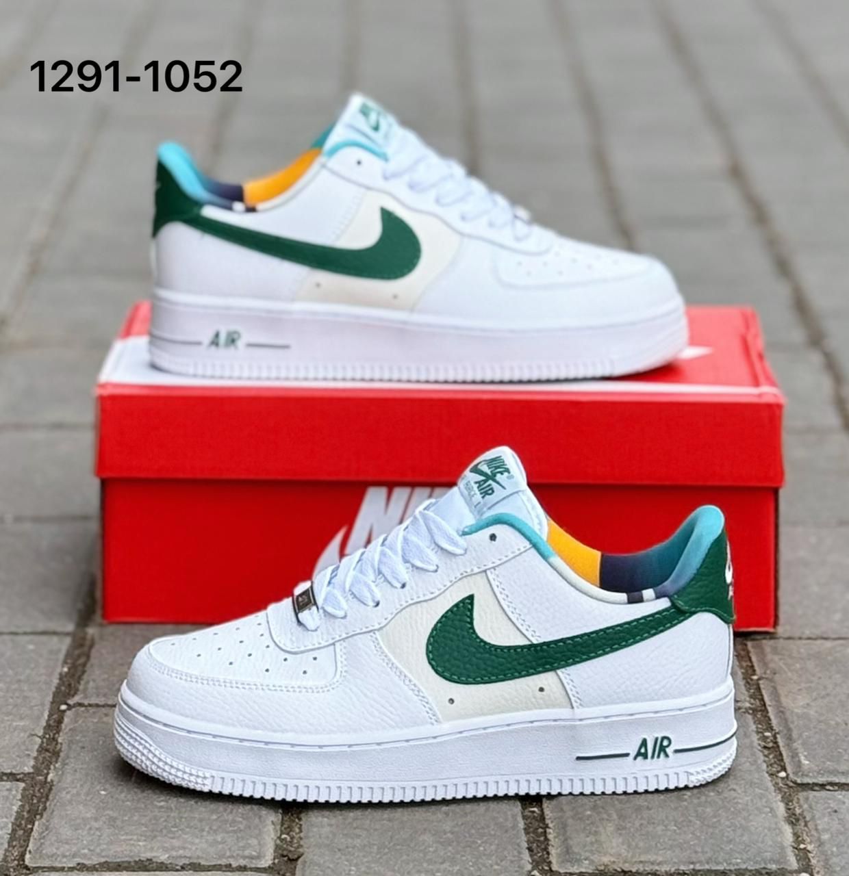 фото мужские белые кроссовки nike air force 319904 оптом