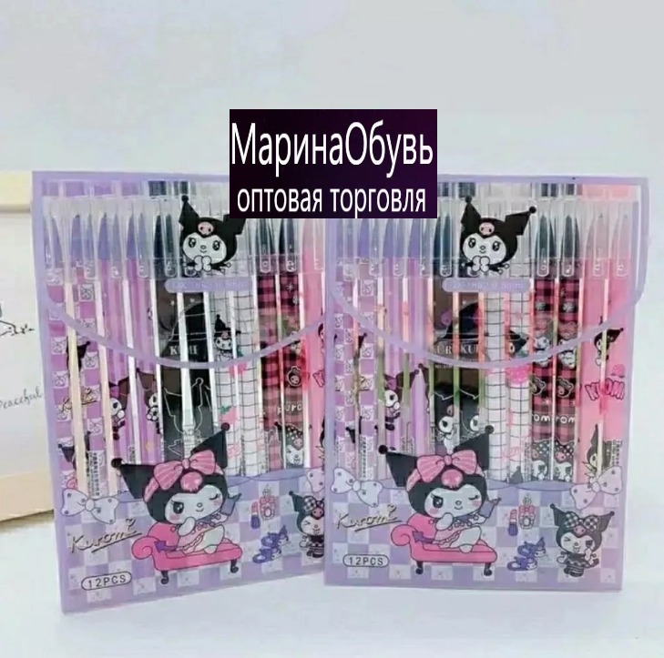 картинка Набор гелевых цветных ручек 12 шт от магазина Одежда+